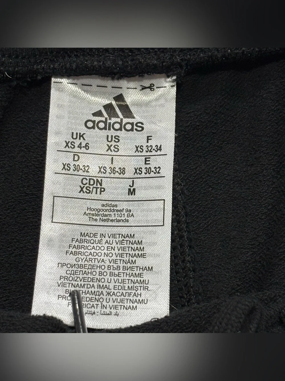 adidas black joggers
